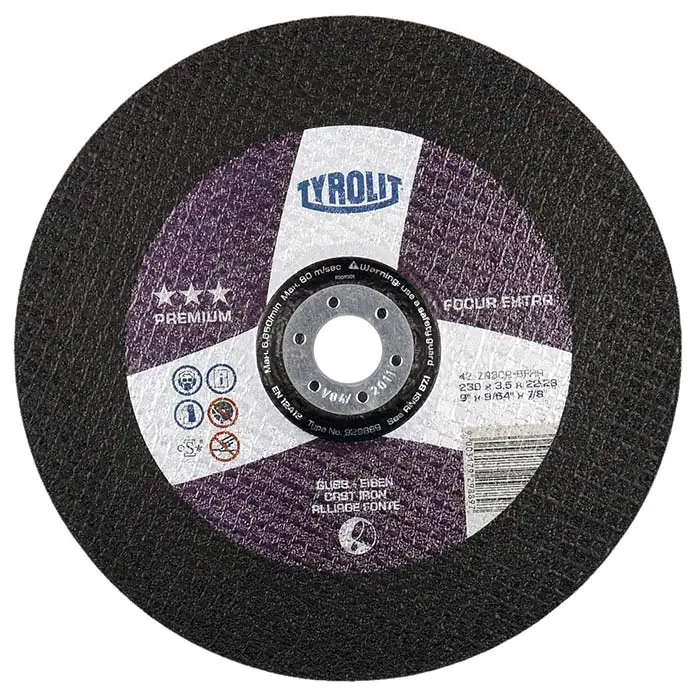 Disco de corte para ferro fundido Disco de corte para ferro fundido